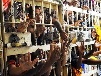 Foto de cedida pelo sindicato dos servidores penitenci&aacute;rios do Maranh&atilde;o.