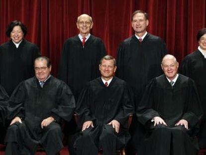 Membros do Corte Suprema de Justiça dos Estados Unidos.