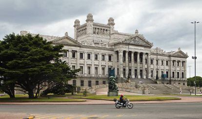 O Palácio Legislativo do Uruguai.