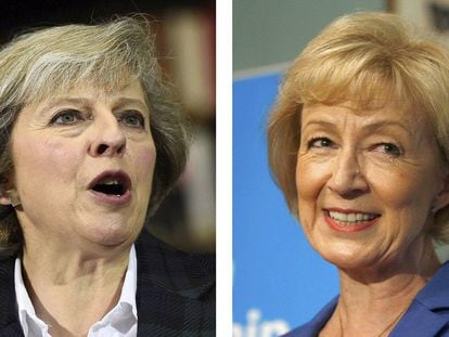 Theresa May e Andrea Leadsom disputam sucessão de Cameron.