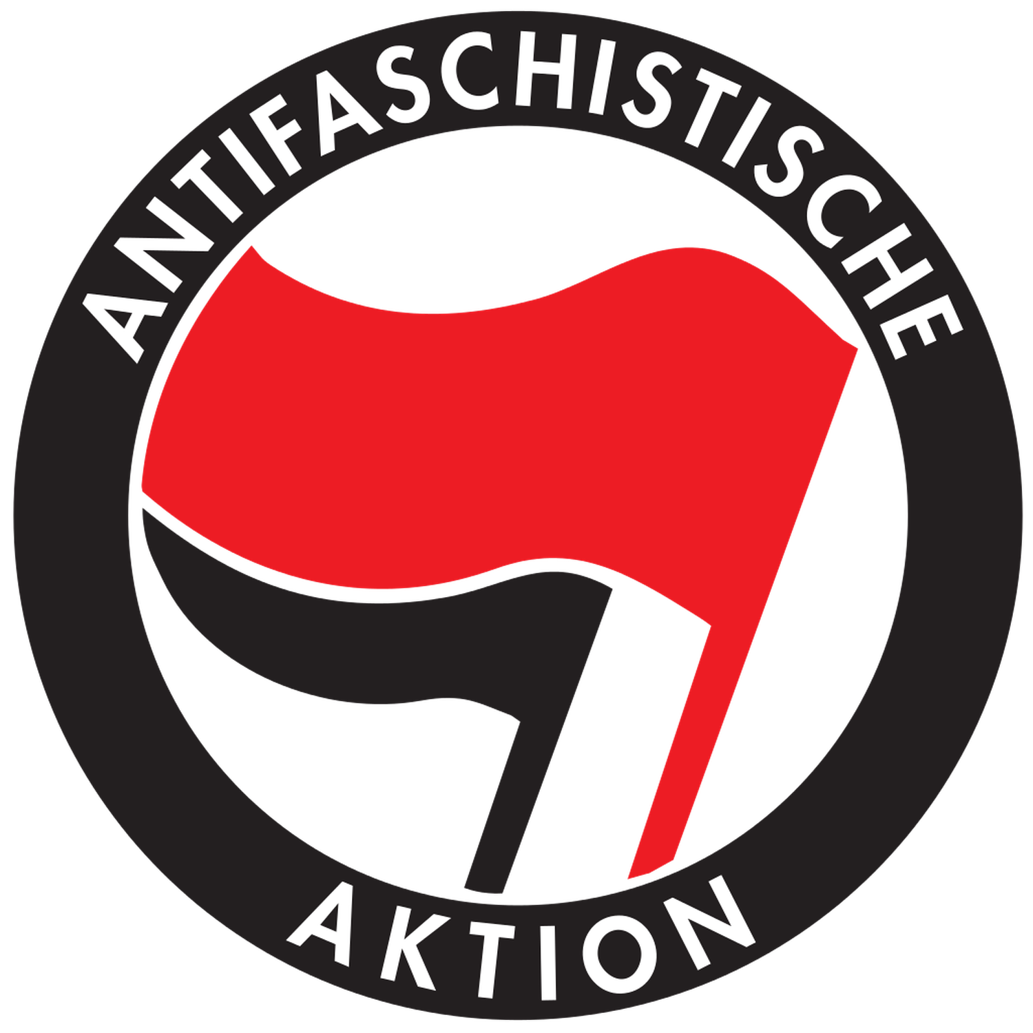 Bandeira antifascista.