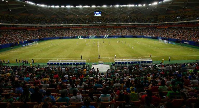 25.371 pessoas estiveram na Arena da Amazônia, nesta quinta.