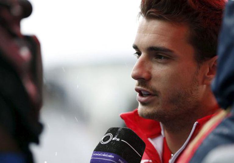 O piloto francês Jules Bianchi, durante uma entrevista.