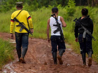 Membros da dissidência das FARC.