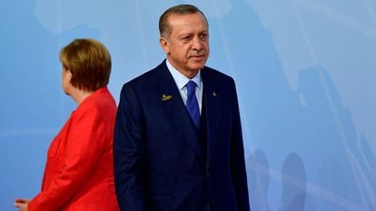 Erdogan e Angela Merkel