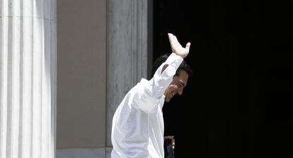 Alexis Tsipras, nesta quinta-feira em Atenas.