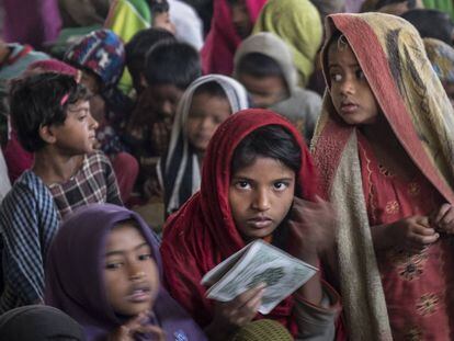A infância interrompida das crianças rohingya