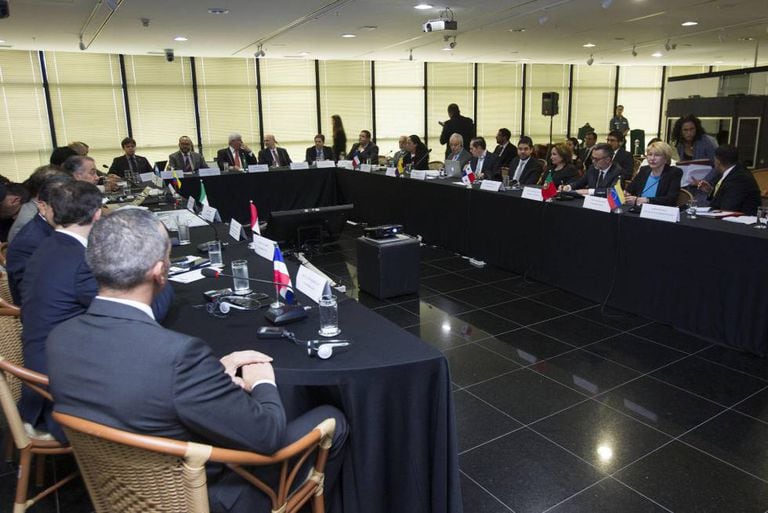 Reunião de procuradores de 11 países, em Brasília.