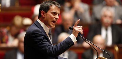 O primeiro-ministro francês, Manuel Valls, nesta terça-feira.