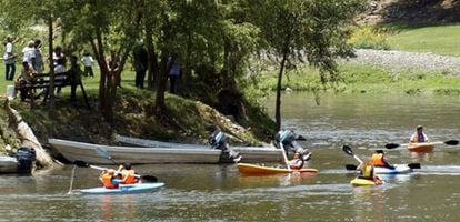 Parque Ecoalberto, onde simulam cruzar a fronteira com os EUA.