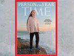 La portada de la revista 'Time' en la que se nombra a Greta Thunberg 'persona del año'.