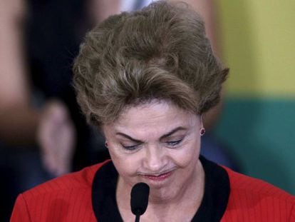 Presidente Dilma Rousseff em evento no in&iacute;cio do m&ecirc;s.