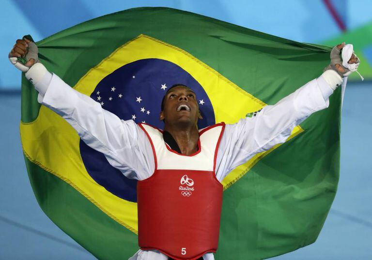 Maicon Siqueira, após conquistar o bronze neste sábado.