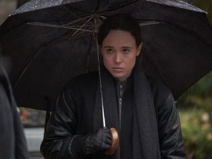 Atriz estreia ‘The Umbrella Academy’, uma série da Netflix sobre uma família disfuncional de super-heróis