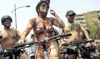 Em toda a América Latina, a bicicleta é usada por homens e mulheres. Mas no Uruguai são mais mulheres.