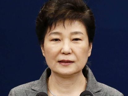 Park Geun-Hye, durante seu discurso para a nação em 29 de novembro de 2016.