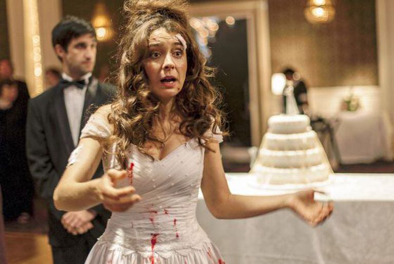 A atriz Érica Rivas, que atua na história final do filme.