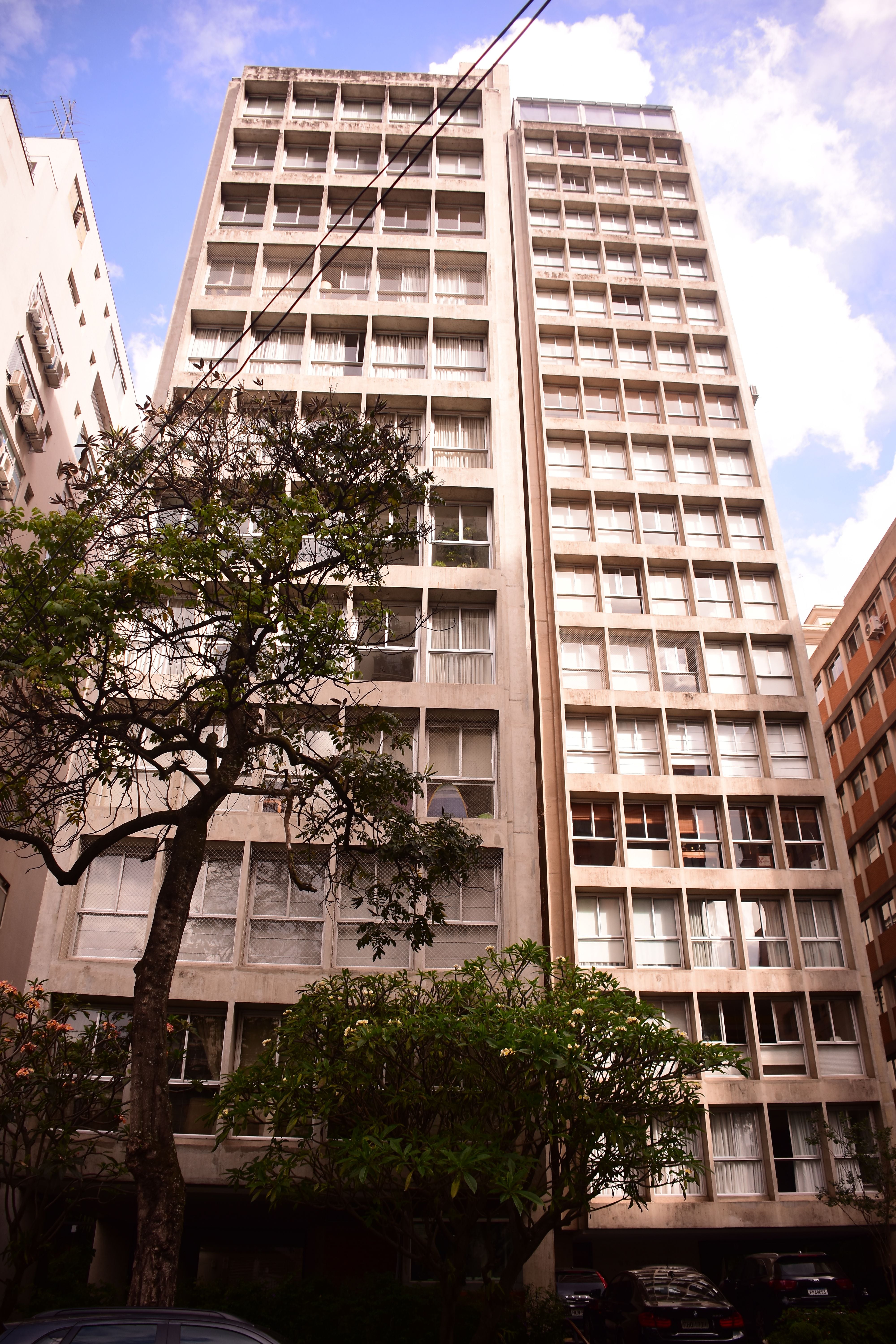O edifício onde fica o apartamento de Ricardo Salles nos Jardins, em São Paulo.