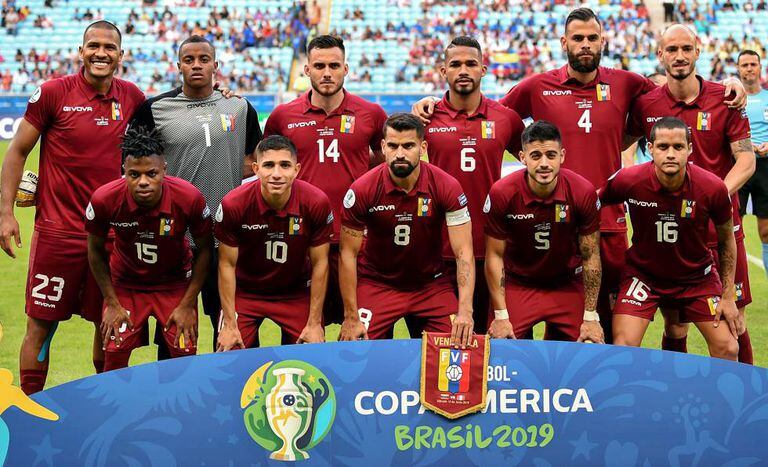 Seleção venezuelana estreou contra o Peru na Copa América.