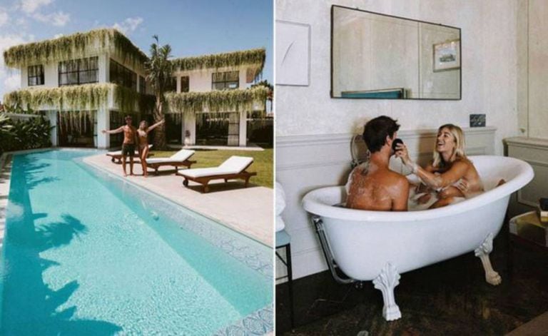 O casal de influenciadores que ergueu uma casa em Bali com o dinheiro faturado no Instagram.