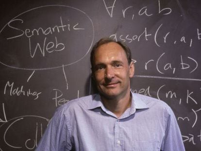 Tim Berners-Lee, inventor da World Wide Web, em 1999.