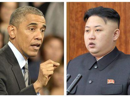 Obama em Las Vegas e Kim Jong-un em seu discurso de Ano Novo