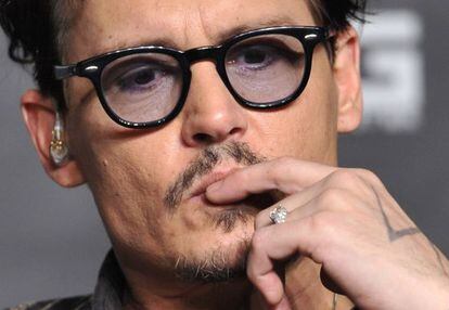 O ator Johnny Depp.