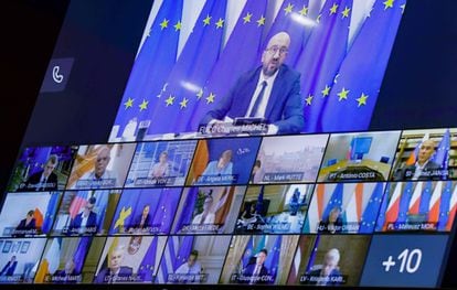 Cúpula extraordinária por videoconferência dos líderes europeus para discutir a situação em Belarus nesta quarta-feira.