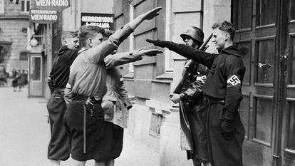 Juventudes Hitlerianas em Viena em 1938
