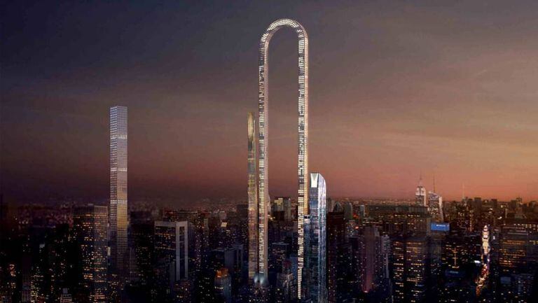 O primeiro arranha-céu curvo deverá ser o edifício mais alto do mundo.