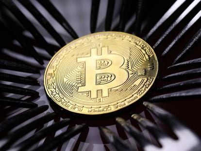 Representação visual do Bitcoin