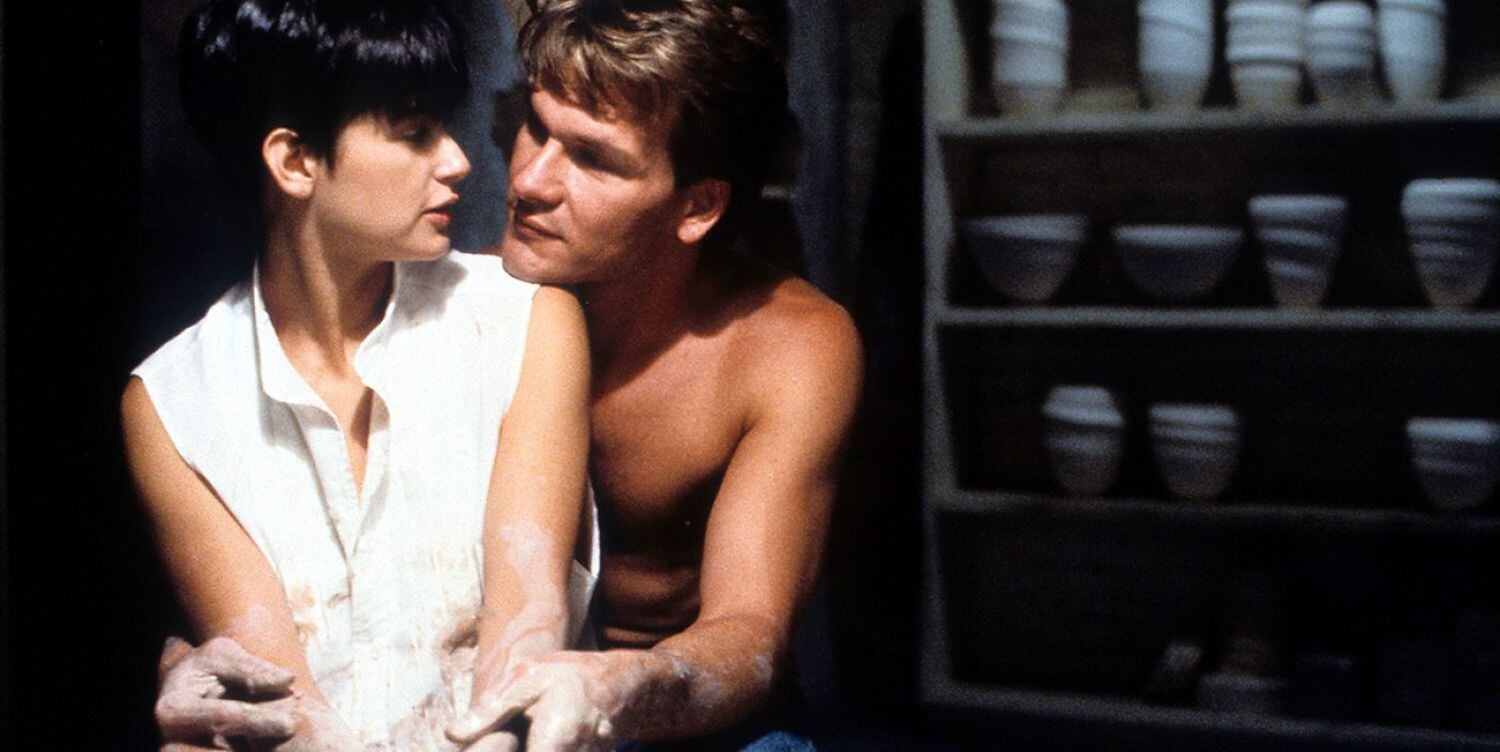 Demi Moore e Patrick Swayze protagonizaram este clássico dos anos 1990.