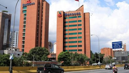 A sede de Banesco em Caracas.