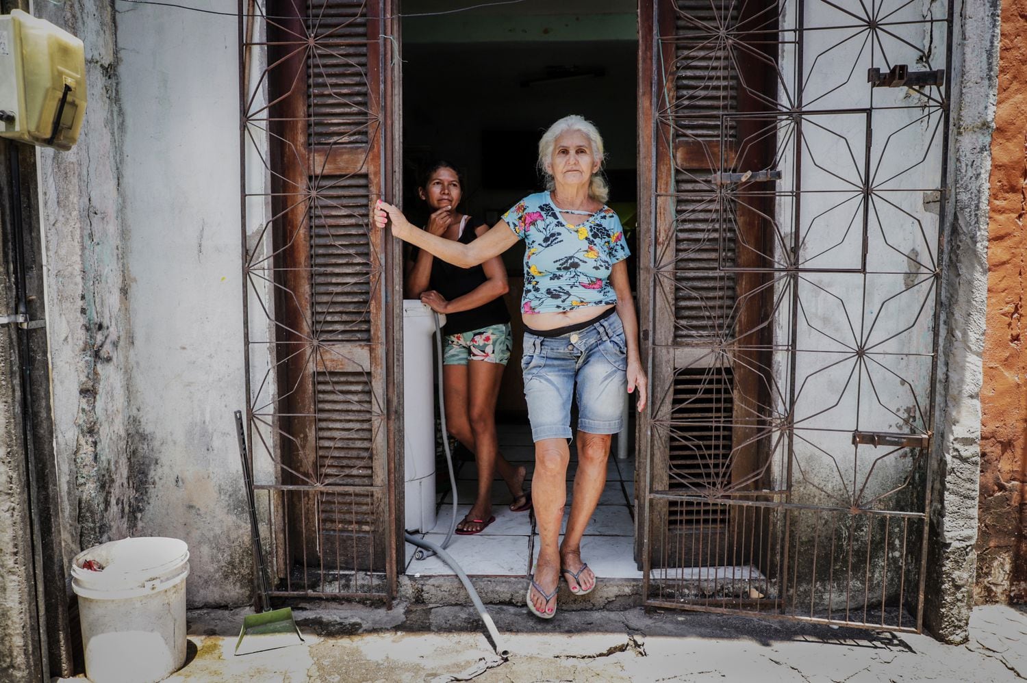 Maria Marlúcia de Souza e a mãe, Maria Rosimar de Souza.