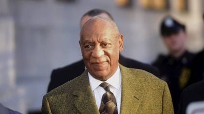 Bill Cosby em um julgamento por abuso sexual em fevereiro deste ano.