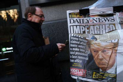 Capa do jornal 'The Daily News' nesta quinta-feira em Nova York.