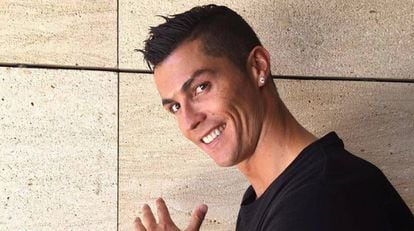 Cristiano Ronaldo, em sua residência em Madri.