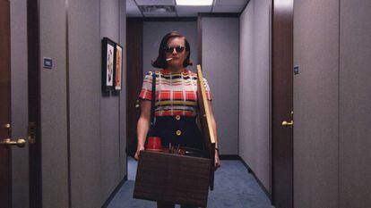 Peggy Olson, em 'Mad Men'.