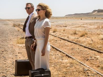 Daniel Craig e Lea Seydoux em uma cena do filme '007 Contra Spectre'.