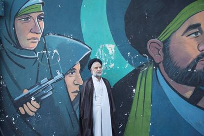 Um clérigo iraniano em Teerã.