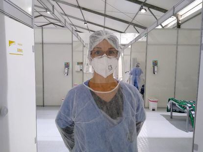 Mônica Pinheiro, médica responsável técnica pelo hospital de campanha do Ibirapuera.