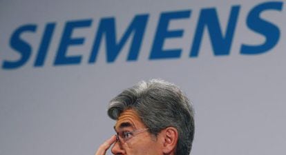 O presidente de Siemens, Joe Kaeser.