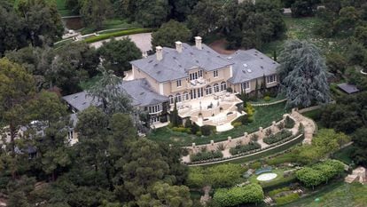 A casa de Oprah Winfrey em Montecito, Califórnia.