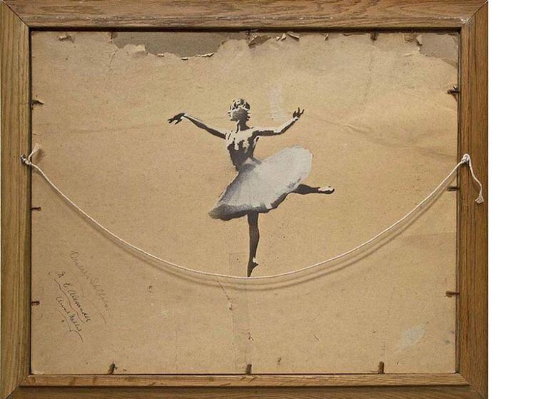 Uma obra de Bansky.