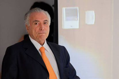 O presidente brasileiro Michel Temer na terça-feira