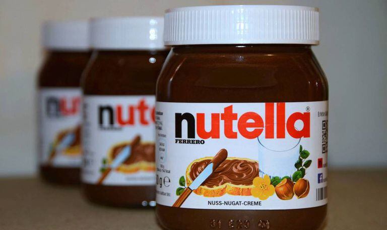 Três botes de Nutella, em uma imagem de arquivo.