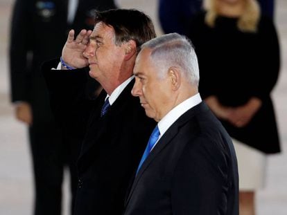 Bolsonaro e Netanyahu em Israel em uma imagem de setembro de 2019.