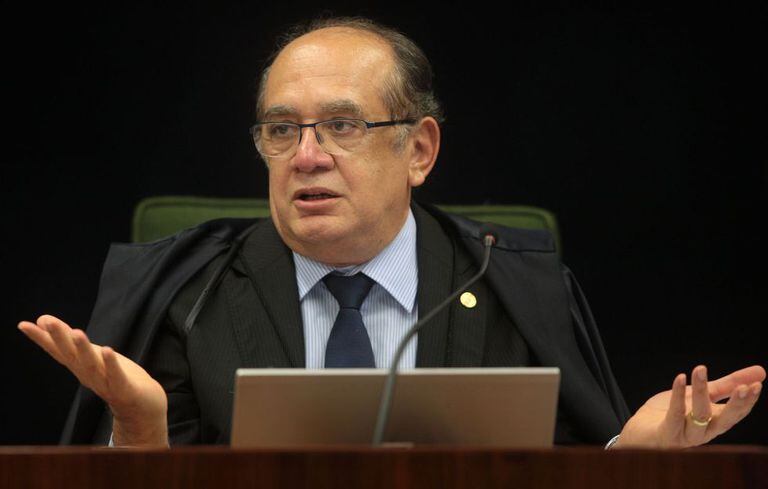 Gilmar Mendes em sessão da Segunda Turma do STF.