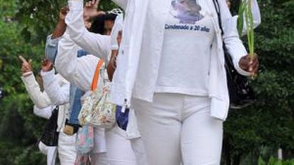 Berta Soler, líder das Damas de Branco, em 2010.