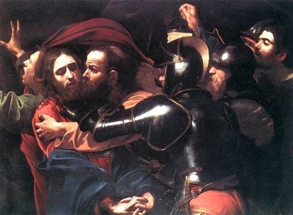 'A captura de Cristo', de Caravaggio.